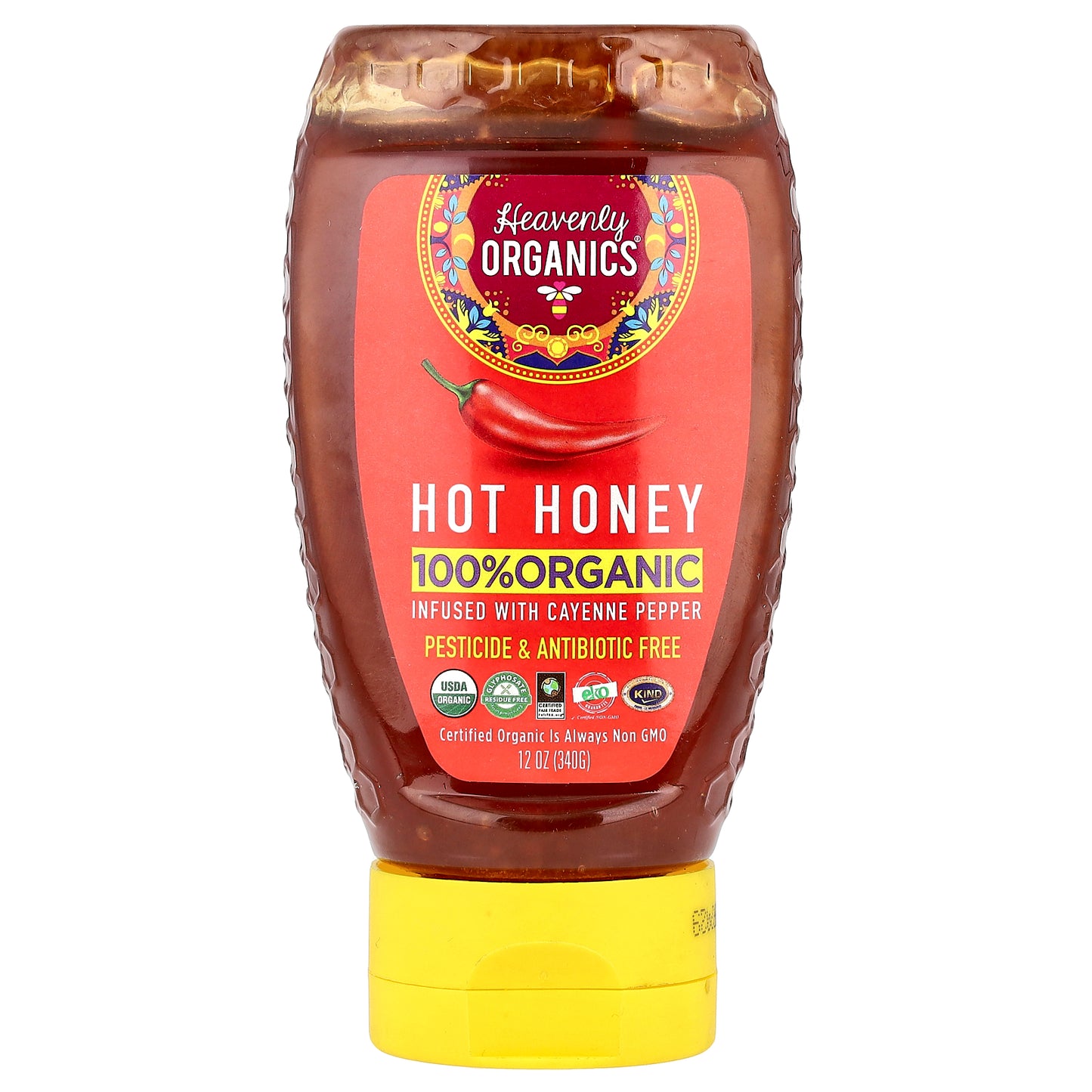 Heavenly Organics, 100% Organic Hot Honey, 12 oz (340 g)