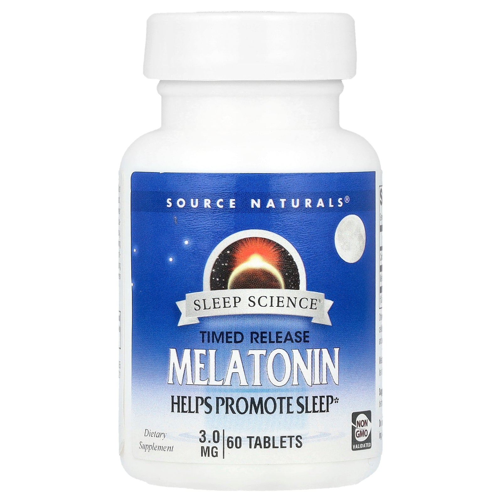 Source Naturals, Timed Release Melatonin, 3 mg , 60 Tablets