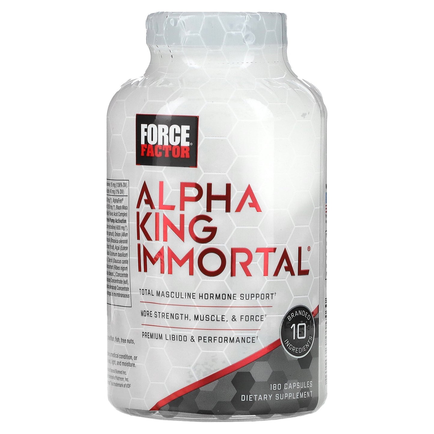 Force Factor, Alpha King Immortal , 180 Capsules