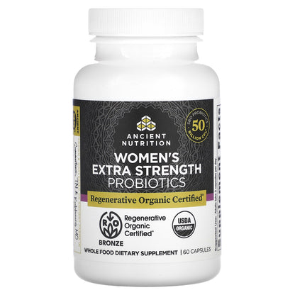 Ancient Nutrition, Women's Probiotics, 60 Capsules