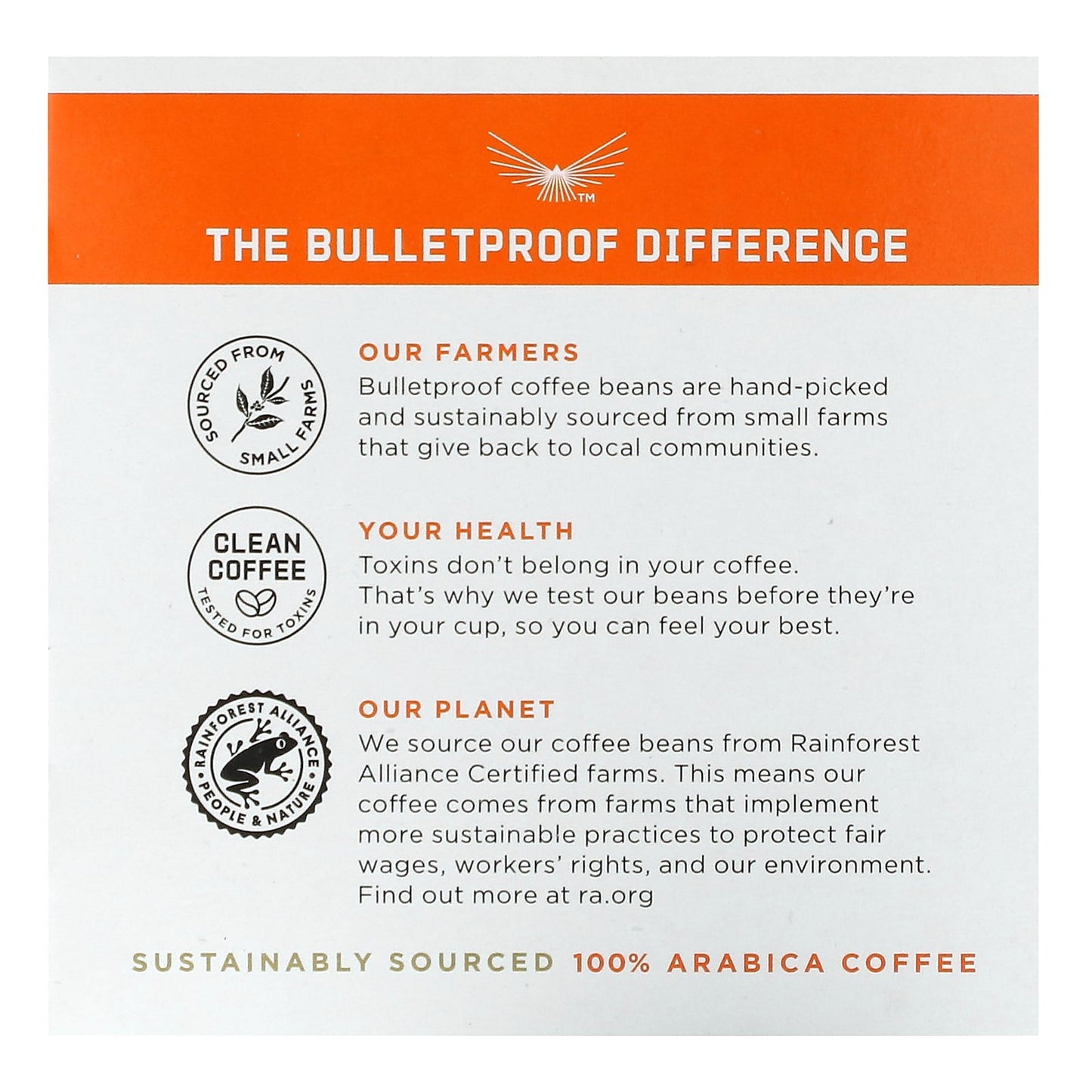 BulletProof, Coffee Pods, Medium Roast, 10 Pods, 0.39 oz (11 g) Each