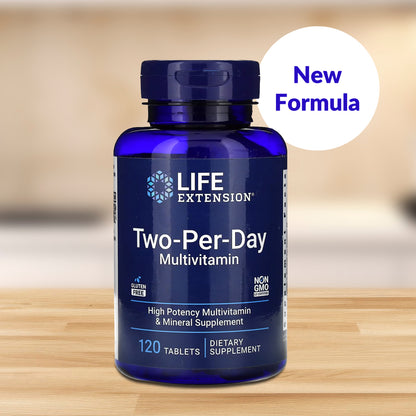 Life Extension, Two-Per-Day Multivitamin, V2, 120 Tablets