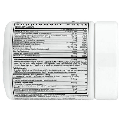 Codeage, Hair Vitamins, Platinum, 90 Vegetable Capsules