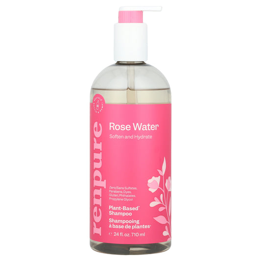 Renpure, Plant-Based Shampoo, Rose Water, 24 fl oz (710 ml)