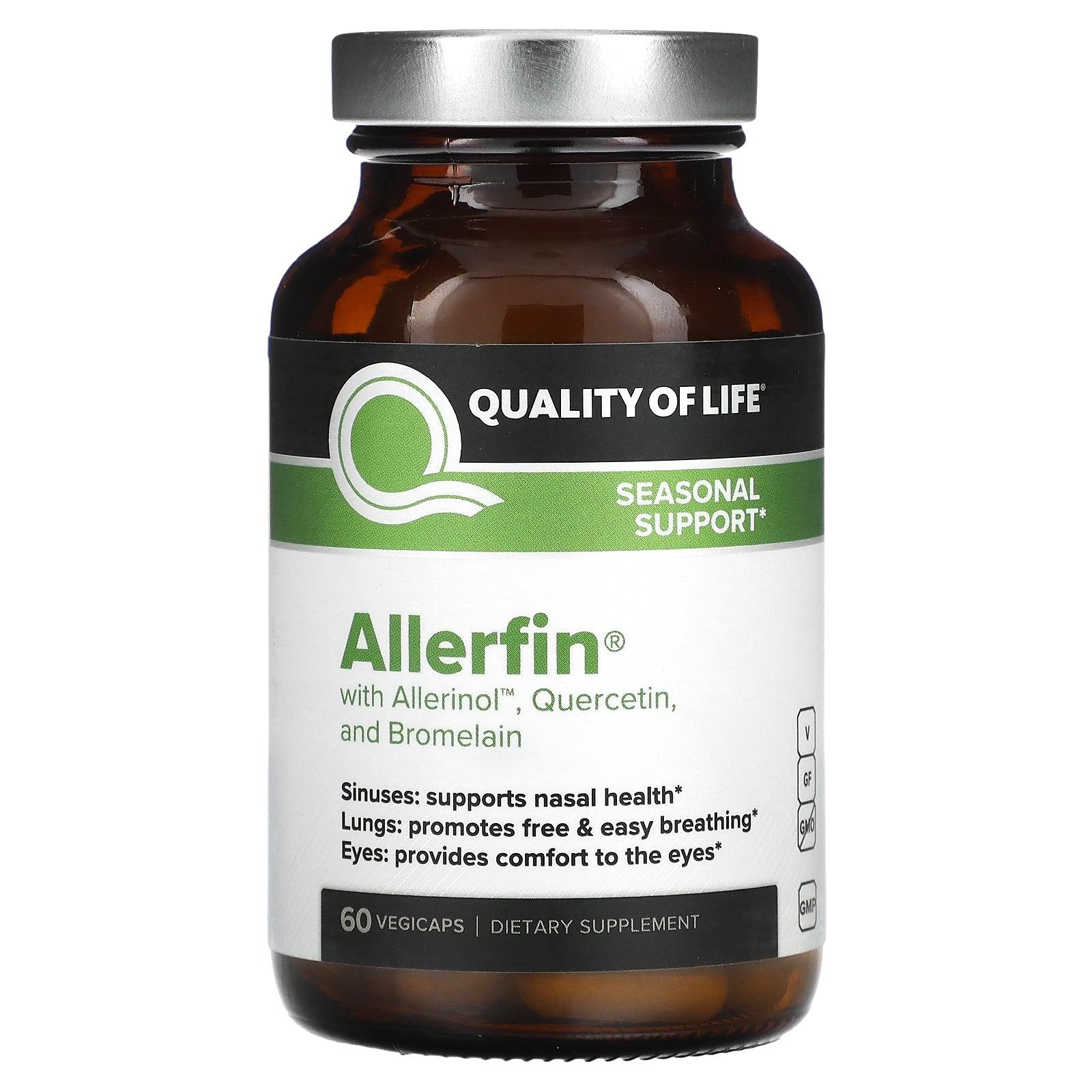 Quality of Life, Allerfin, 60 Vegicaps