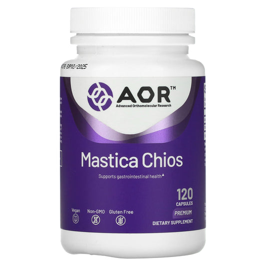 Advanced Orthomolecular Research AOR, Mastica Chios, 400 mg , 120 Capsules