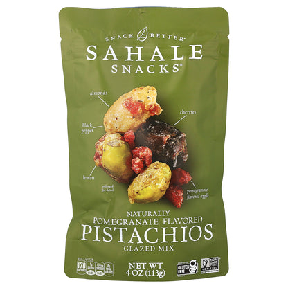 Sahale Snacks, Glazed Mix, Natural Pomegranate Pistachios, 4 oz (113 g)