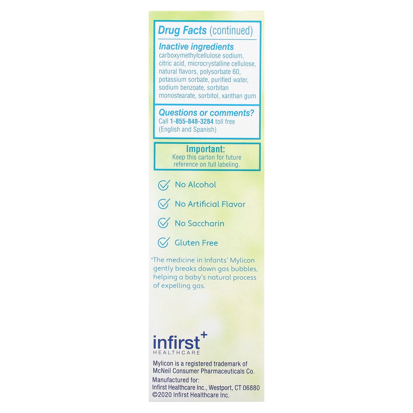 Mylicon, Infants Gas Relief Drops, 1 fl oz (30 ml)