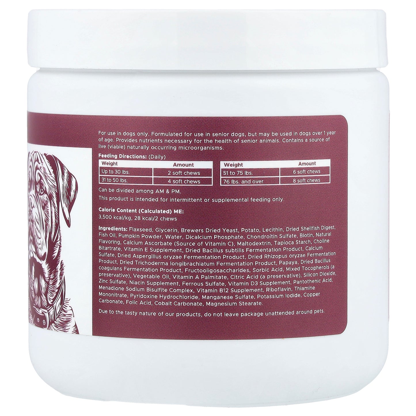 Chew + Heal, Senior 12-in-1 Multivitamin, For Dogs, 60 Soft Chews, 8.4 oz (240 g)