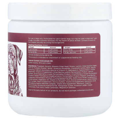 Chew + Heal, Senior 12-in-1 Multivitamin, For Dogs, 60 Soft Chews, 8.4 oz (240 g)