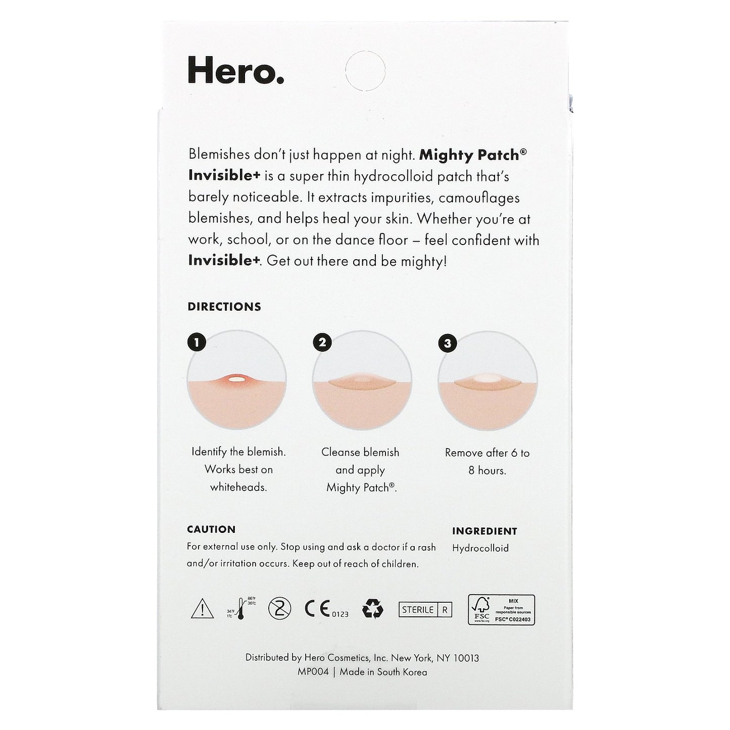 Hero Cosmetics, Mighty Patch® Invisible+, 39 Patches