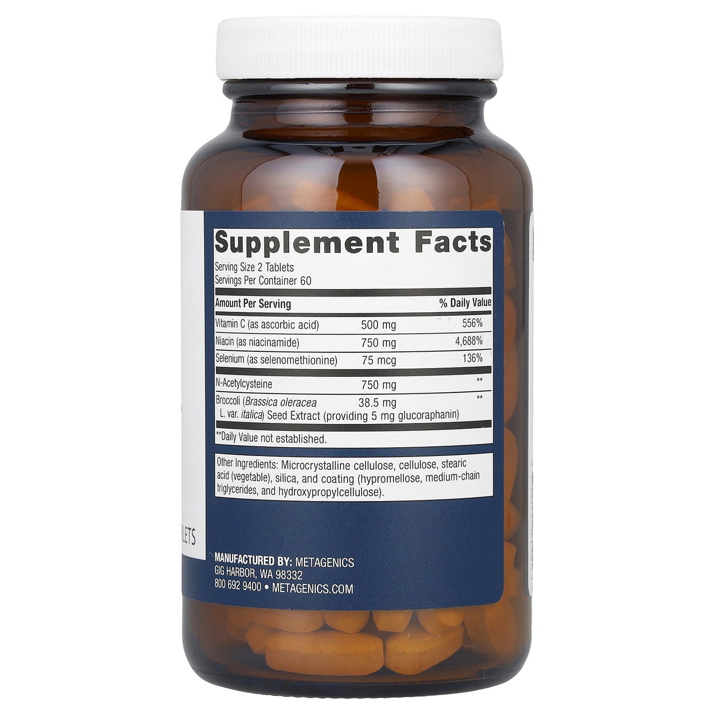 Metagenics, GlutaClear®, 120 Tablets