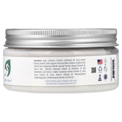 White Egret, Magnesium Body Lotion, Lavender, 8 fl oz (237 ml)