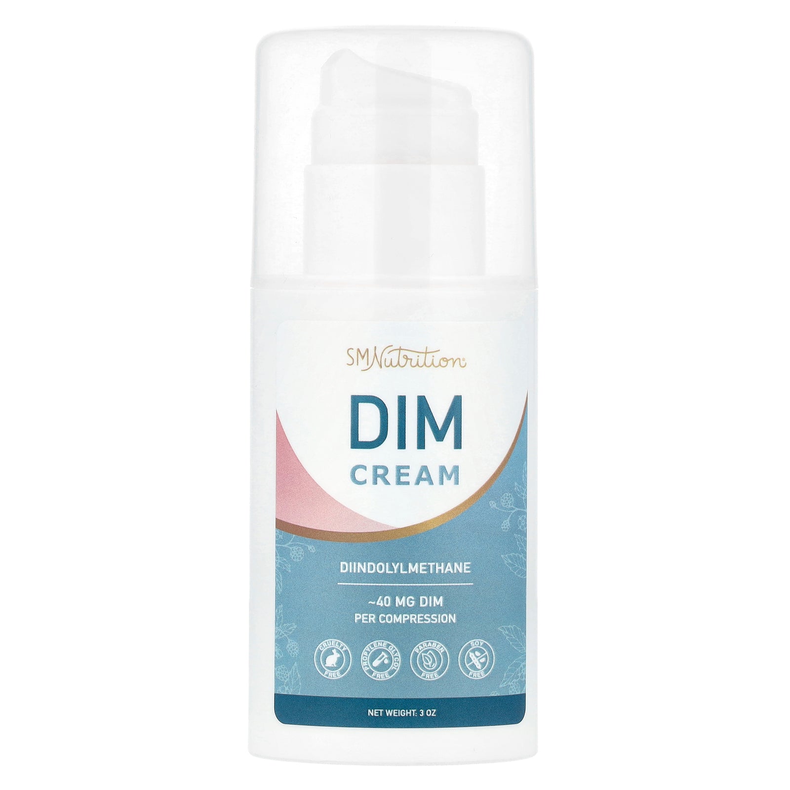SMNutrition, DIM Cream, 3 oz
