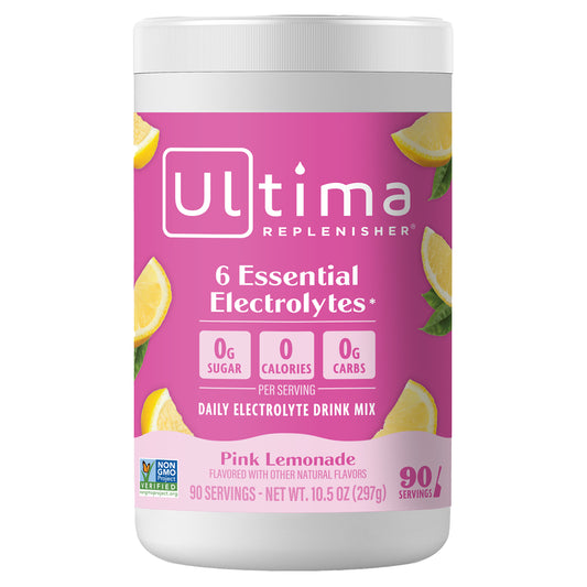 Ultima Replenisher, Electrolyte Mix, Pink Lemonade, 9.5 oz (270 g)