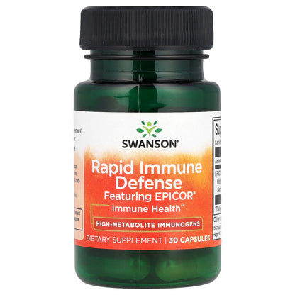 Swanson, Rapid Immune Defense, 30 Capsules (500 mg per Capsule)