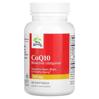 Terry Naturally, CoQ10, Bioactive Ubiquinol, 100 mg, 60 Softgels