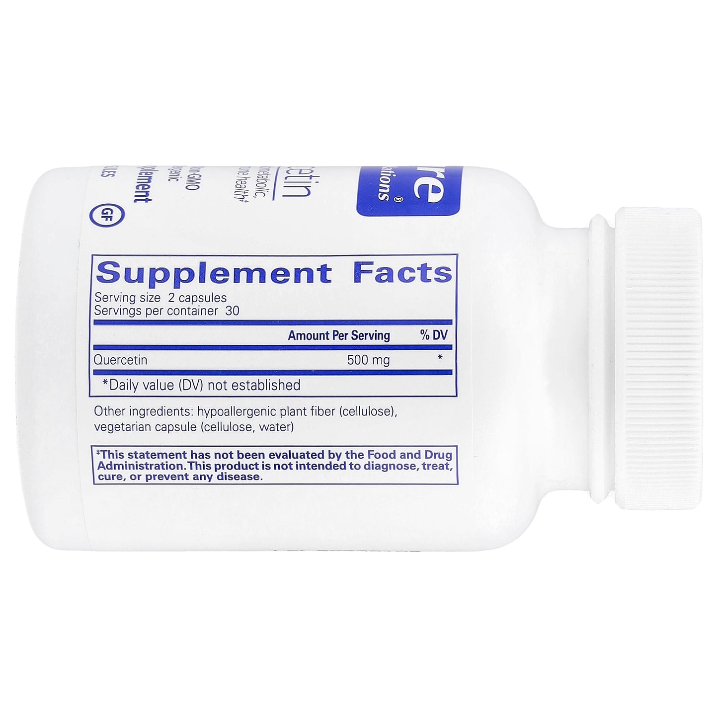 Pure Encapsulations, Quercetin, 60 Capsules (250 mg per Capsule)