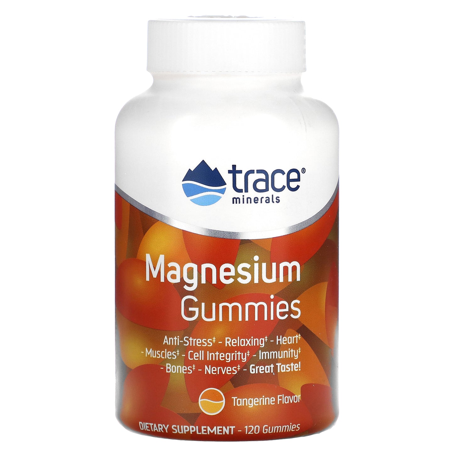 Trace, Magnesium Gummies, Tangerine, 120 Gummies