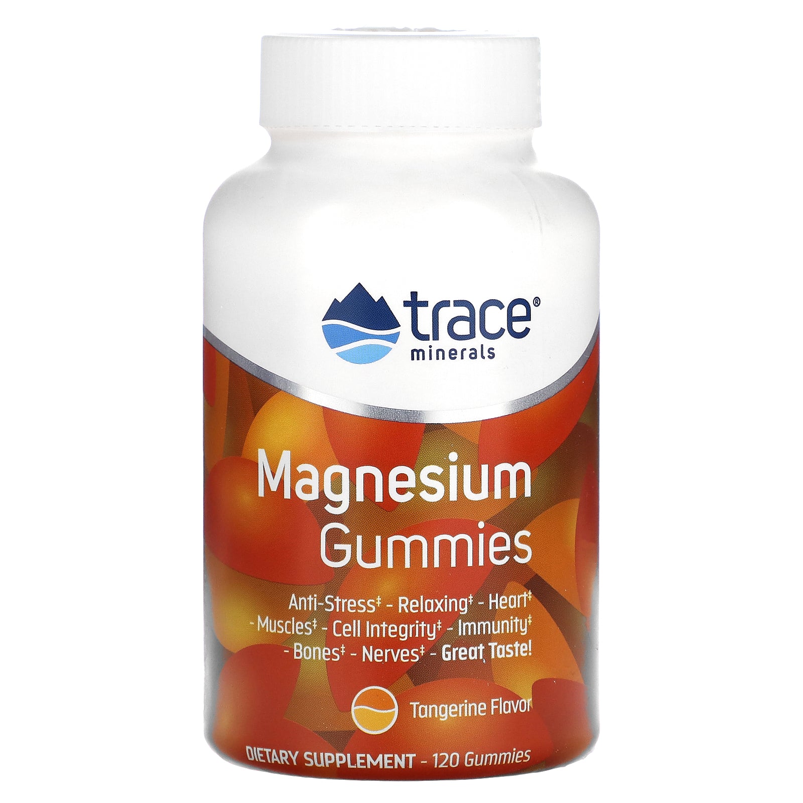 Trace, Magnesium Gummies, Tangerine, 120 Gummies