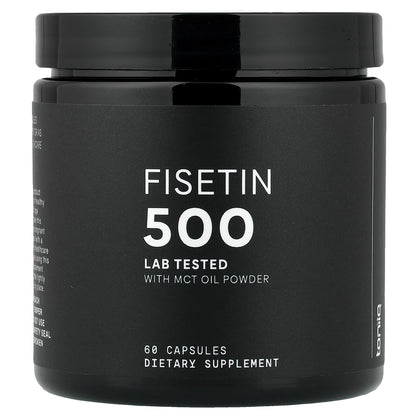 Toniiq, Fisetin 500, 60 Capsules