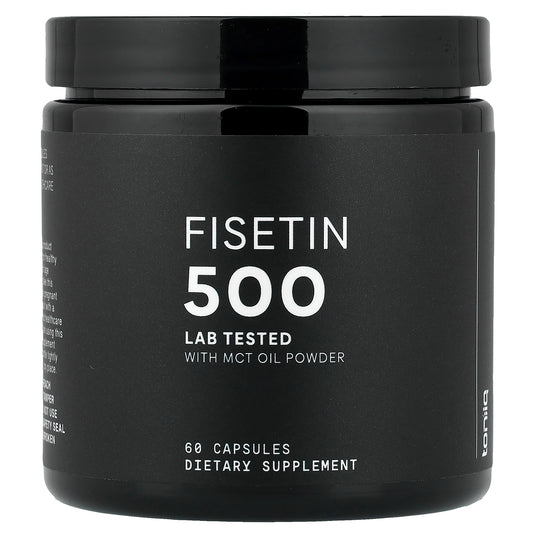 Toniiq, Fisetin 500, 60 Capsules