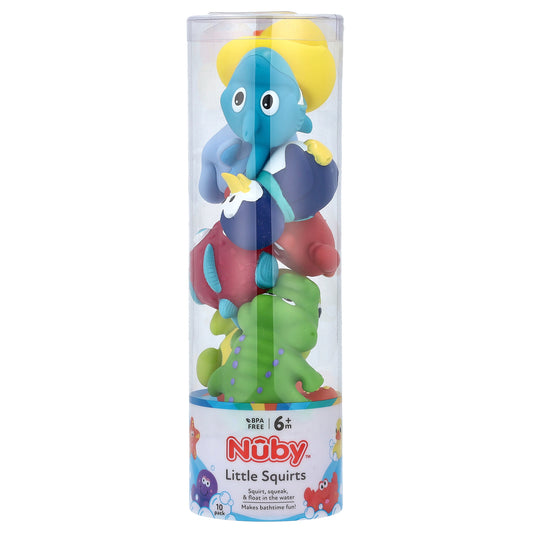 Nuby, Little Squirts, 6+ Months, 10 Pack