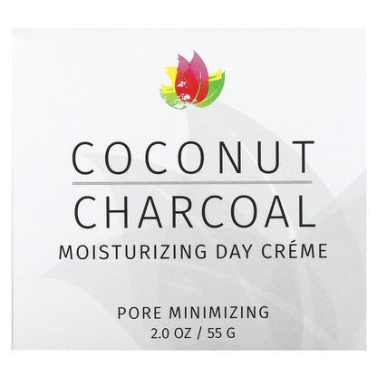 Reviva Labs, Coconut Charcoal Moisturizing Day Creme, 2 oz (55 g)