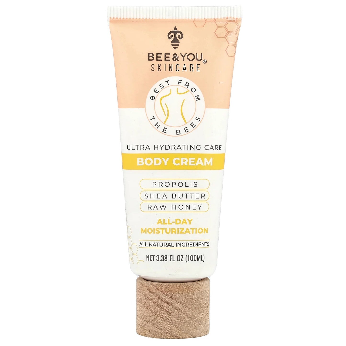 Bee & You, Body Cream, 3.38 fl oz (100 ml)