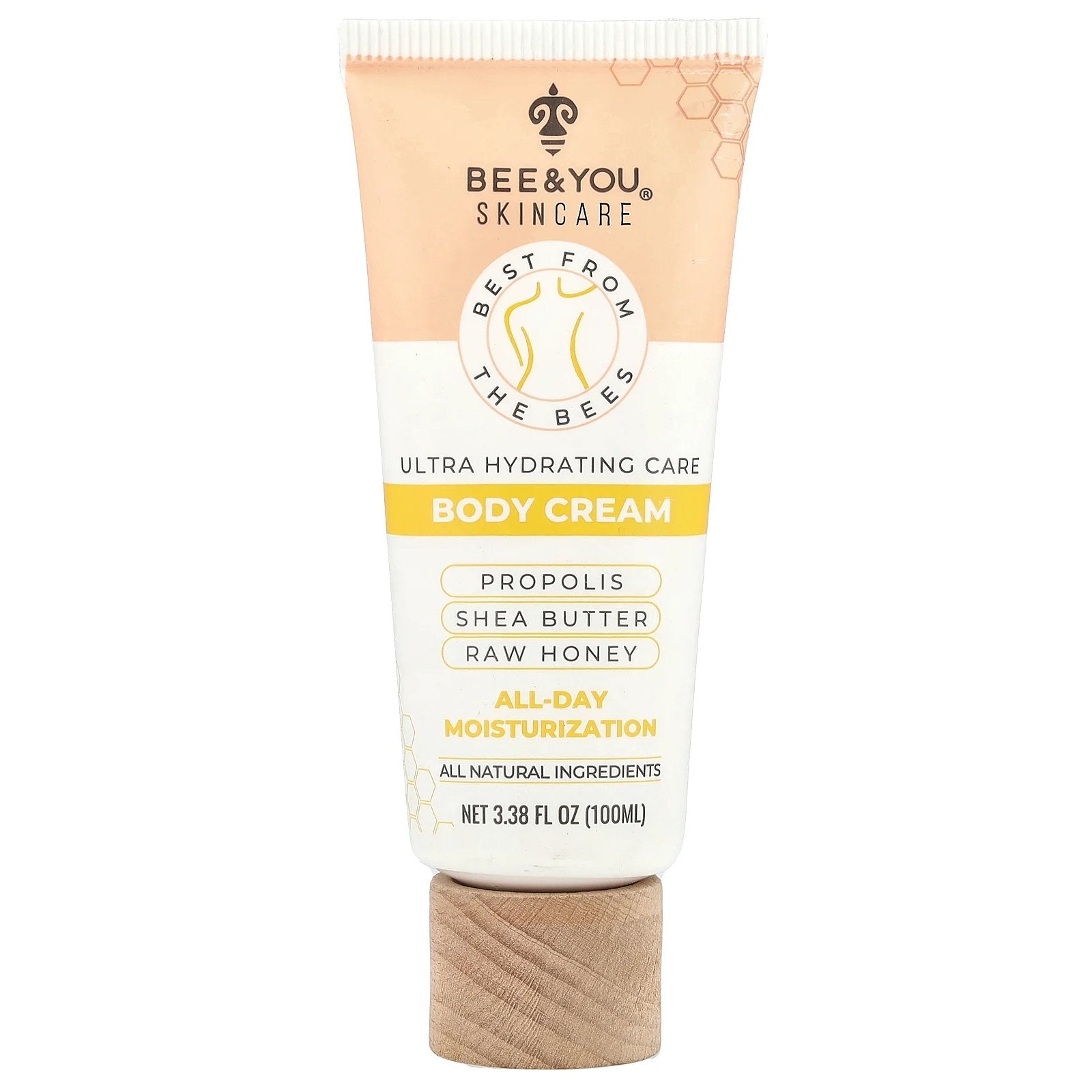 Bee & You, Body Cream, 3.38 fl oz (100 ml)