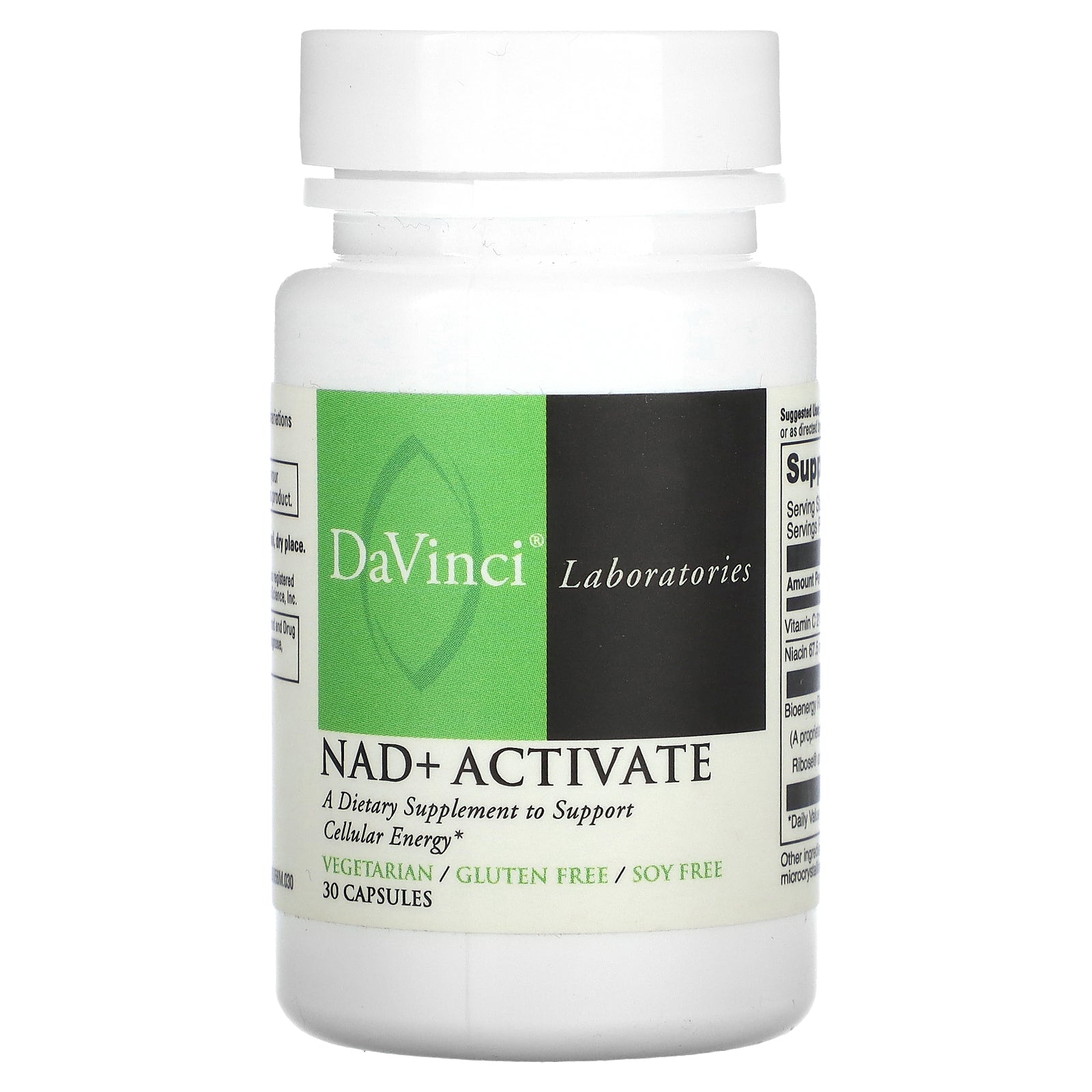 DaVinci Laboratories, NAD+Activate, 30 Capsules