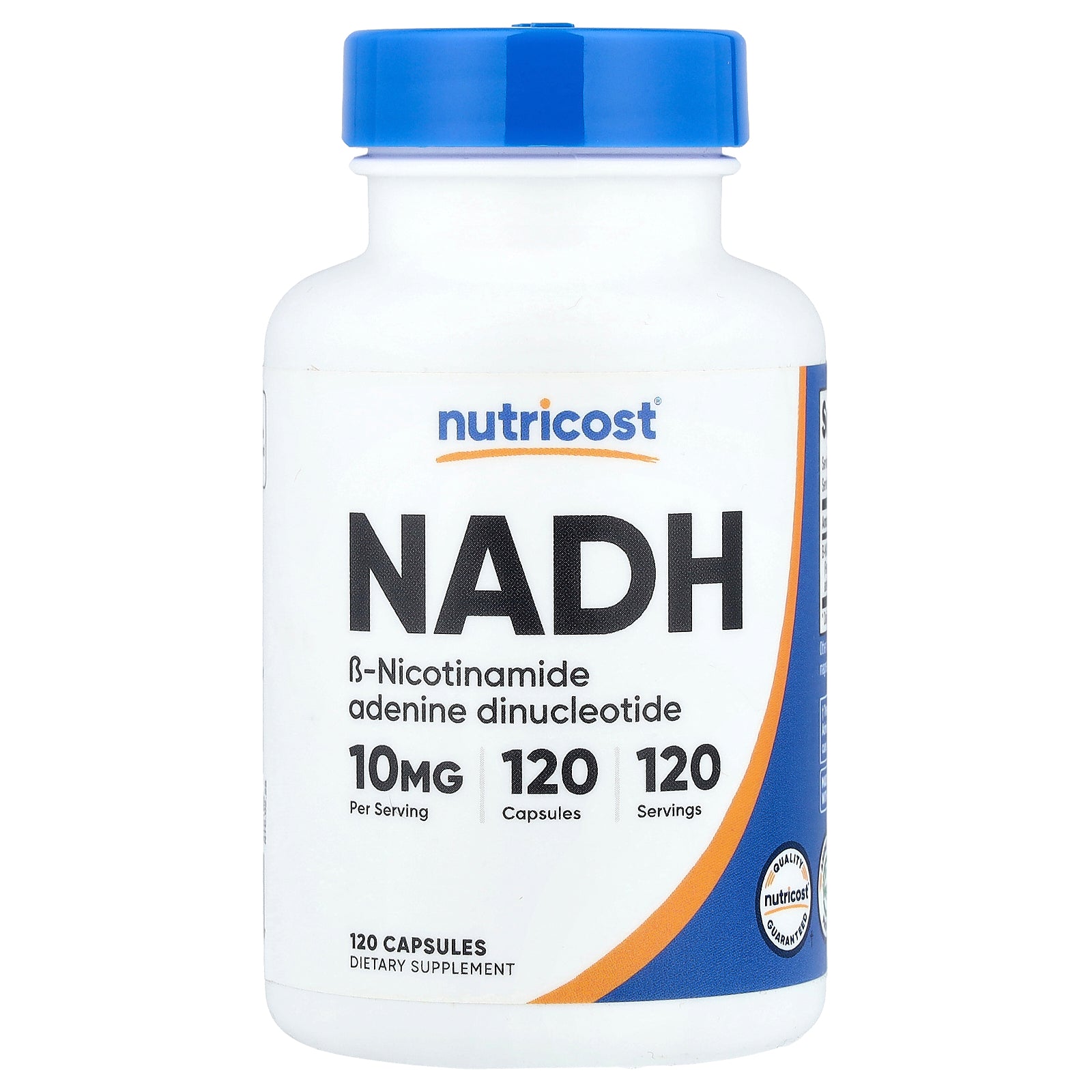 Nutricost, NADH, 10 mg, 120 Capsules