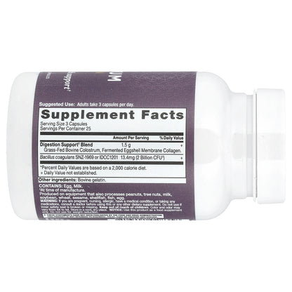 Ancient Nutrition, Colostrum + Collagen, 75 Capsules