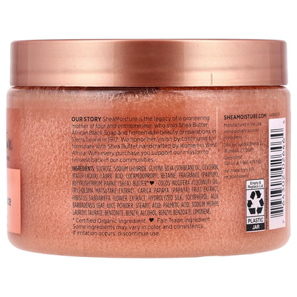 SheaMoisture, Glowing Radiance Shea Sugar Scrub, Coconut & Hibiscus, 12 oz (340 g)