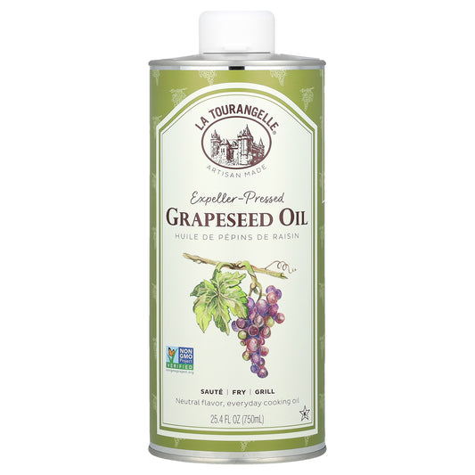 La Tourangelle, Expeller-Pressed Grapeseed Oil, 25.4 fl oz (750 ml)