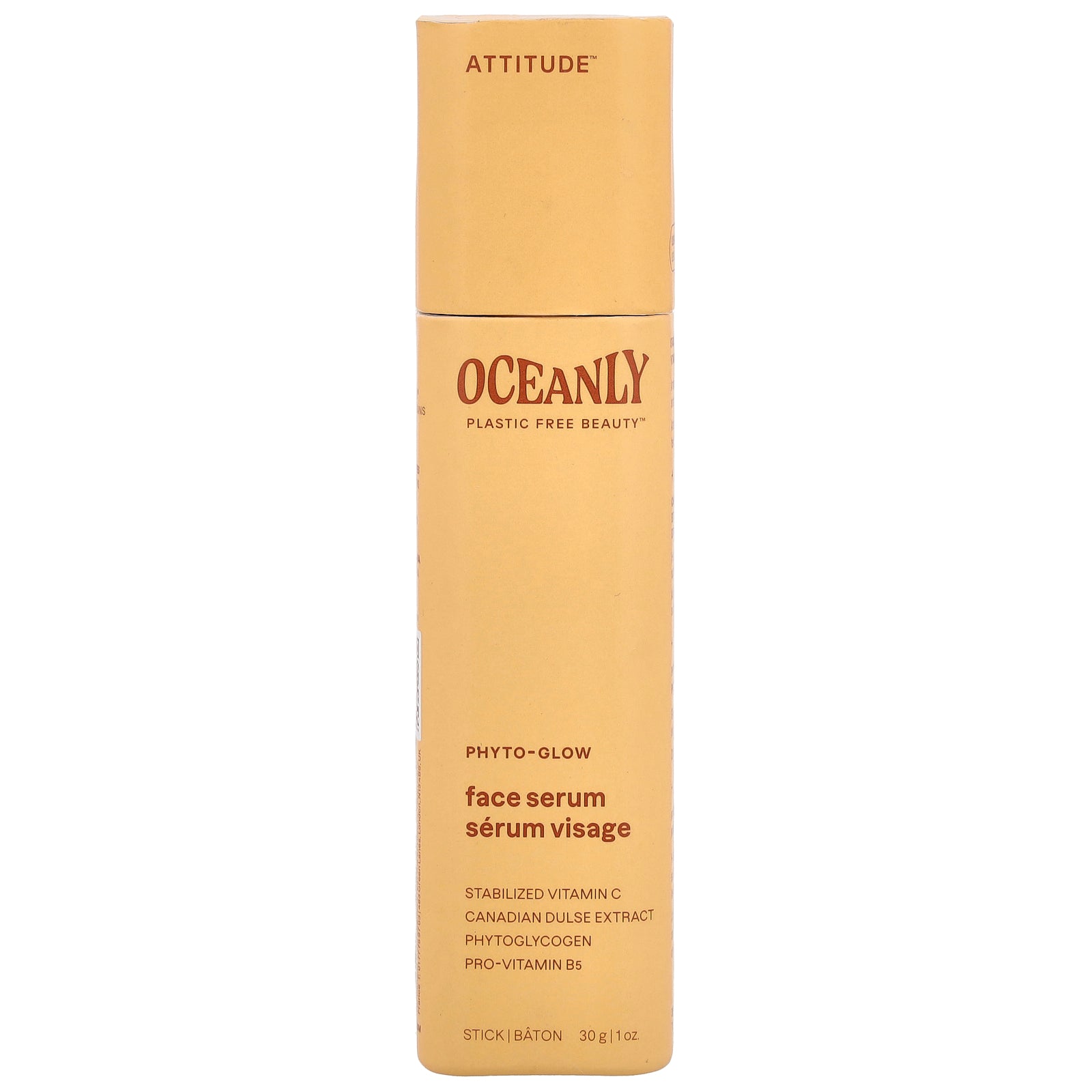 ATTITUDE, Oceanly™, Phyto-Glow Face Serum, 1 oz (30 g)