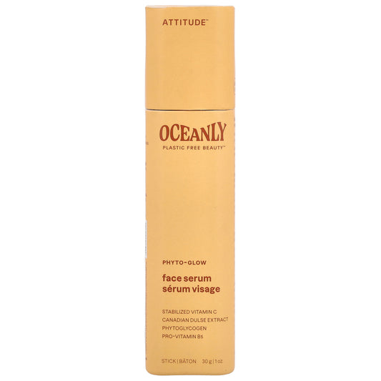 ATTITUDE, Oceanly™, Phyto-Glow Face Serum, 1 oz (30 g)