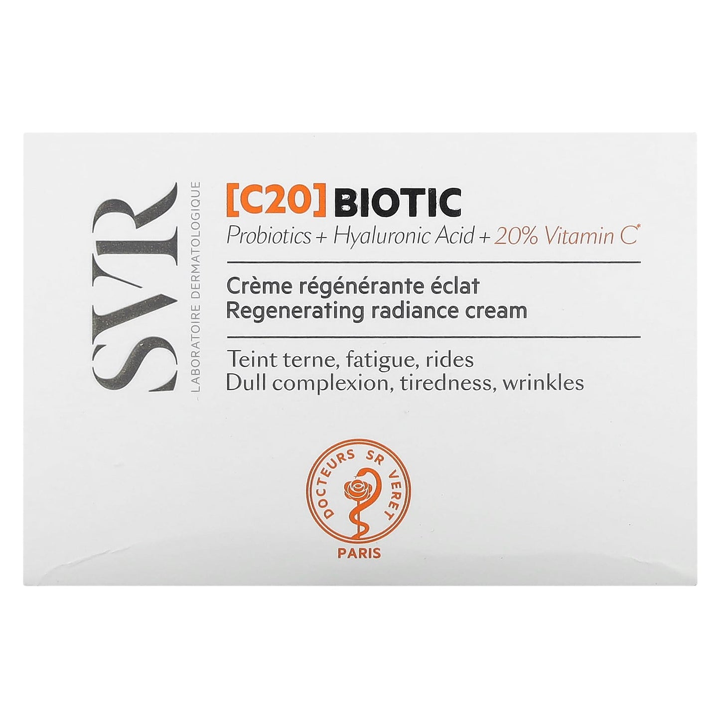 SVR, [C20] Biotic, Regenerating Radiance Cream, 1.7 fl oz (50 ml)