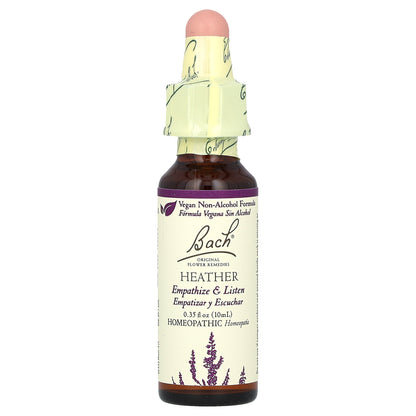Bach, Original Flower Remedies, Heather, 0.35 fl oz (10 ml)