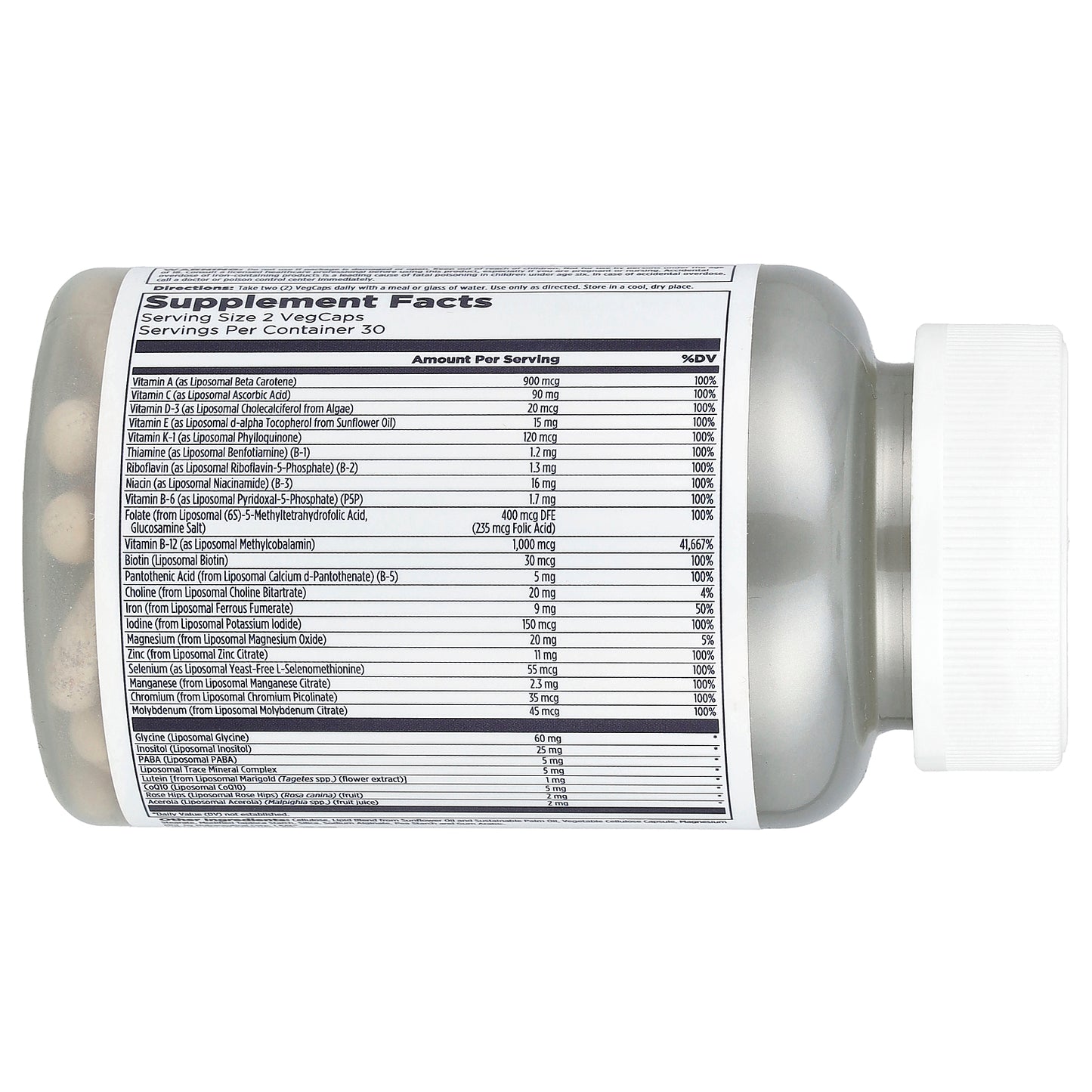 KAL, Liposomal Multivitamin , 60 VegCaps