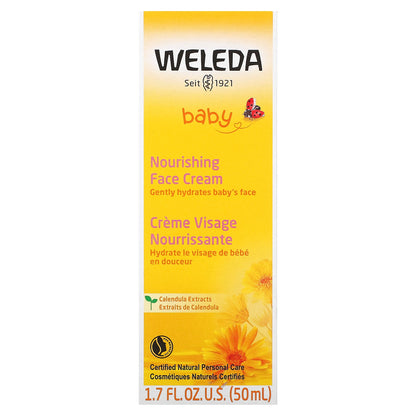 Weleda, Baby,  Nourishing Face Cream, Calendula Extracts, 1.7 fl oz (50 ml)