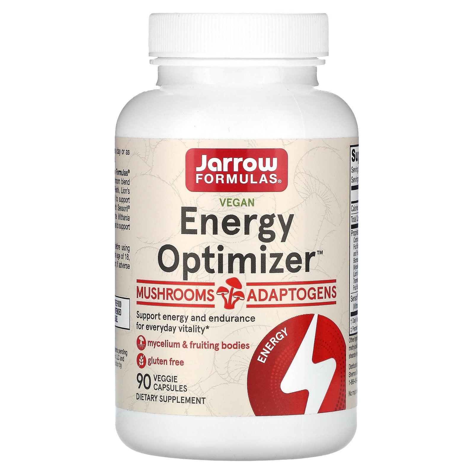 Jarrow Formulas, Energy Optimizer, 90 Veggie Capsules