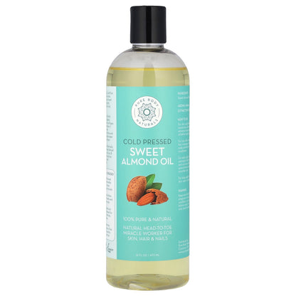 Pure Body Naturals, Sweet Almond Oil, 16 fl oz (473 ml)