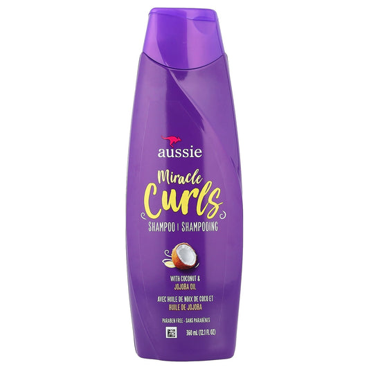 Aussie, Miracle Curls, Shampoo With Coconut & Jojoba Oil, 12.1 fl oz (360 ml)