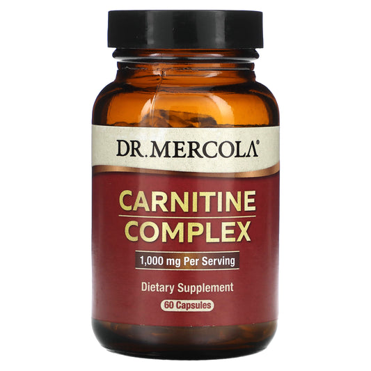 Dr. Mercola, Carnitine Complex, 1,000 mg, 60 Capsules (500 mg per Capsule)