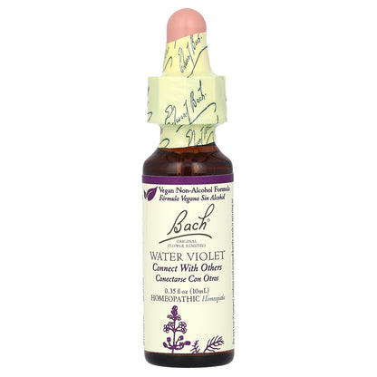 Bach, Original Flower Remedies, Water Violet, 0.35 fl oz (10 ml)