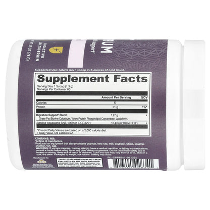 Ancient Nutrition, Colostrum, Unflavored, 2.8 oz (78 g)