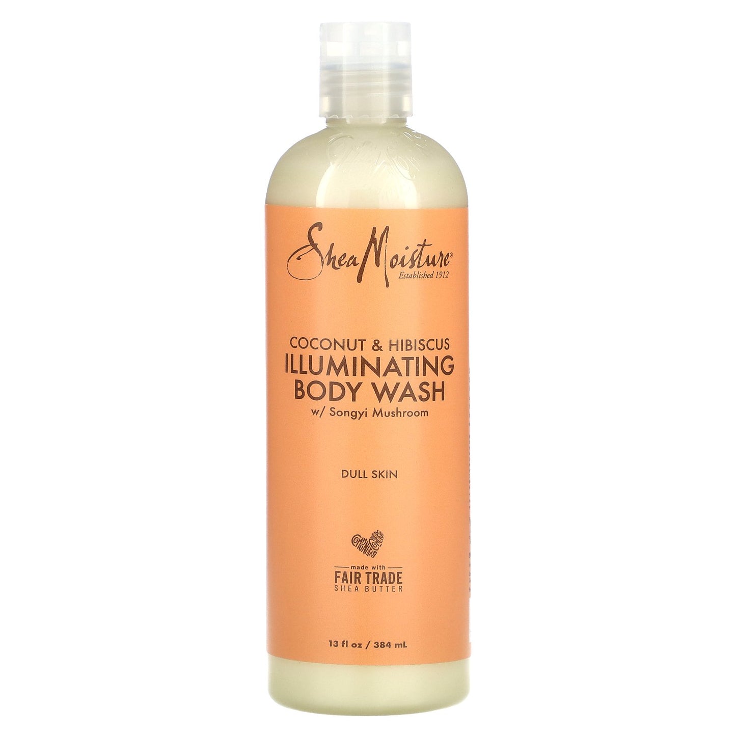 SheaMoisture, Illuminating Body Wash, Coconut & Hibiscus, 13 fl oz (384 ml)