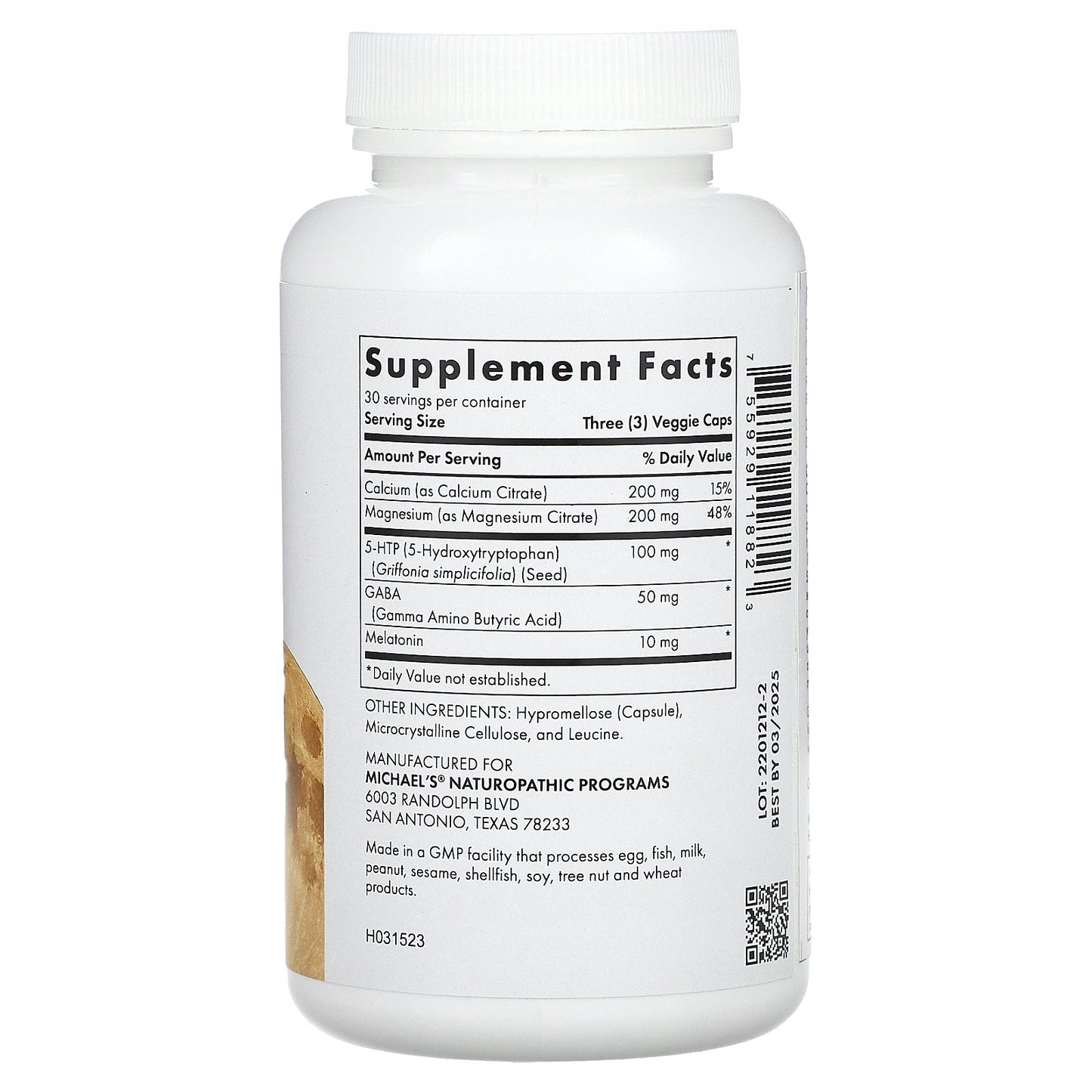 Michael's Health, Sleep Factors, 90 Vegan Capsules