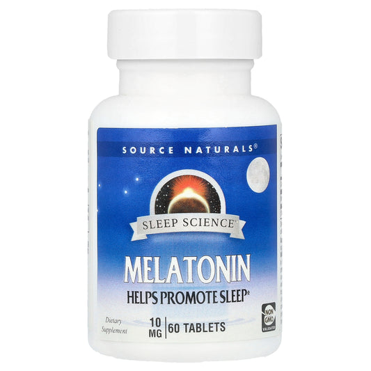 Source Naturals, Sleep Science®, Melatonin, 10 mg, 60 Tablets